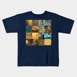 Van Gogh Paintings Mashup Kids T-Shirt